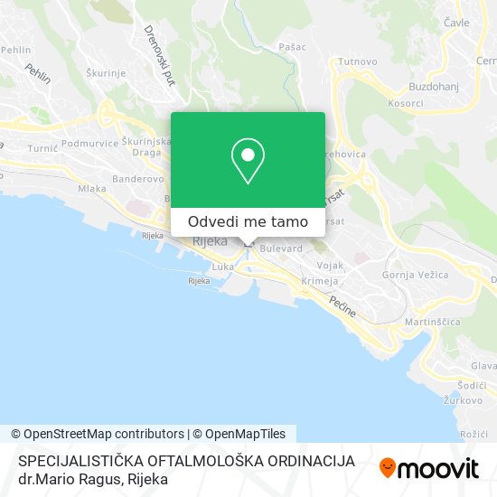 Karta SPECIJALISTIČKA OFTALMOLOŠKA ORDINACIJA dr.Mario Ragus