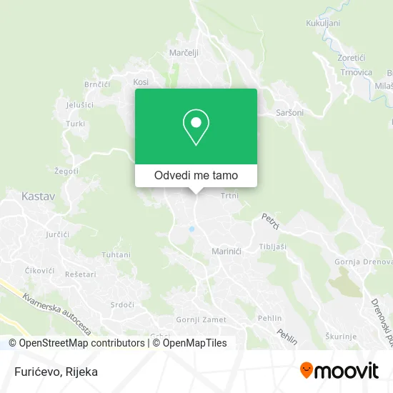 Karta Furićevo