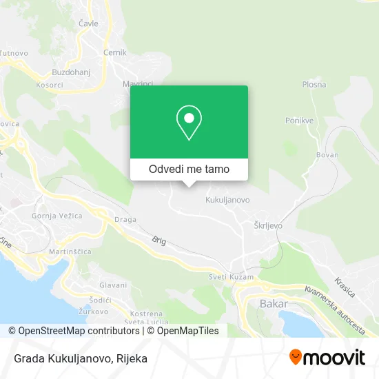 Karta Grada Kukuljanovo