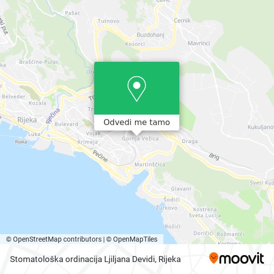 Karta Stomatološka ordinacija Ljiljana Devidi