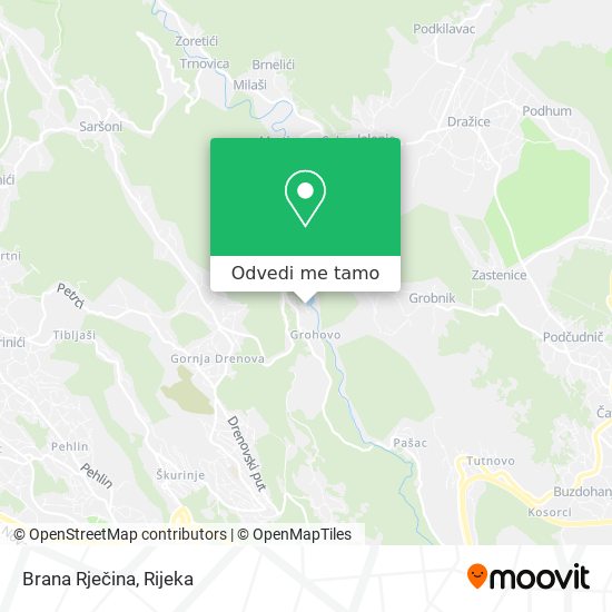 Karta Brana Rječina