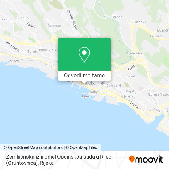 Karta Zemljišnoknjižni odjel Općinskog suda u Rijeci (Gruntovnica)