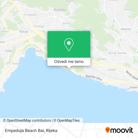 Karta Empeduja Beach Bar