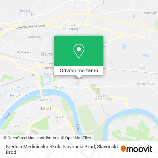 Karta Srednja Medicinska Škola Slavonski Brod