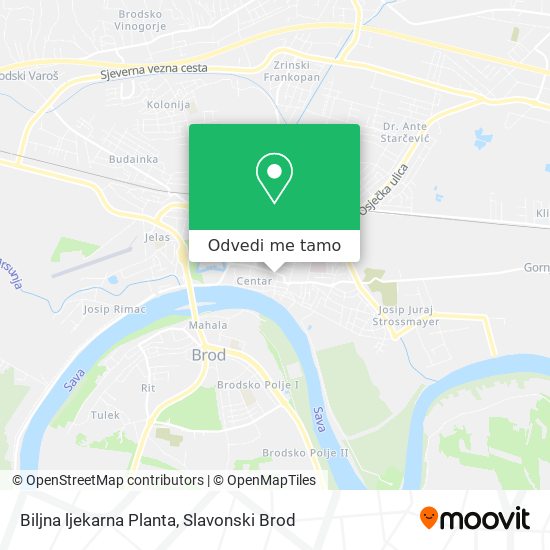 Karta Biljna ljekarna Planta