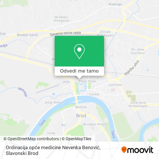 Karta Ordinacija opće medicine Nevenka Benović