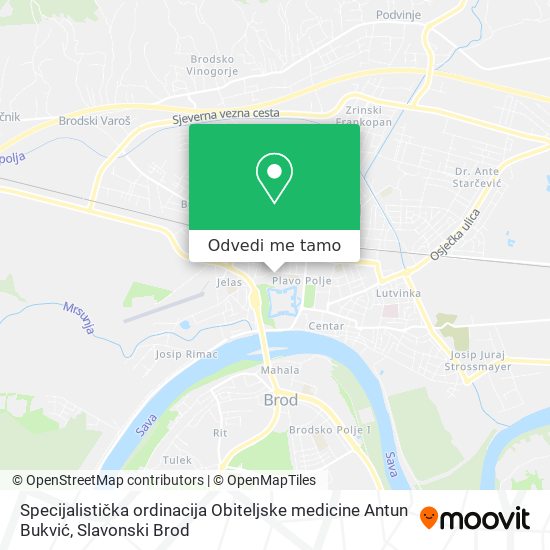 Karta Specijalistička ordinacija Obiteljske medicine Antun Bukvić