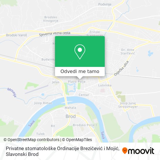 Karta Privatne stomatološke Ordinacije Brezičević i Mojić