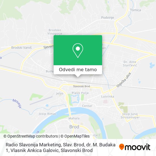 Karta Radio Slavonija Marketing, Slav. Brod, dr. M. Budaka 1, Vlasnik Ankica Galovic