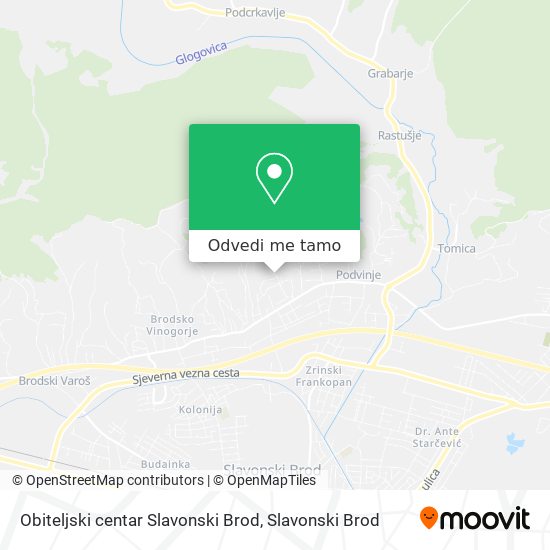 Karta Obiteljski centar Slavonski Brod