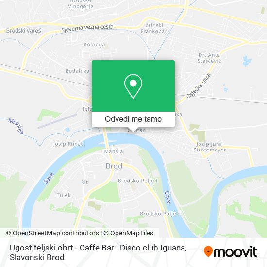 Karta Ugostiteljski obrt - Caffe Bar i Disco club Iguana