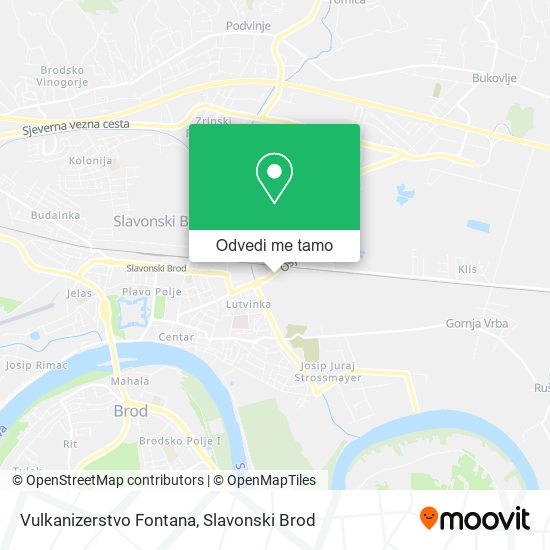 Karta Vulkanizerstvo Fontana