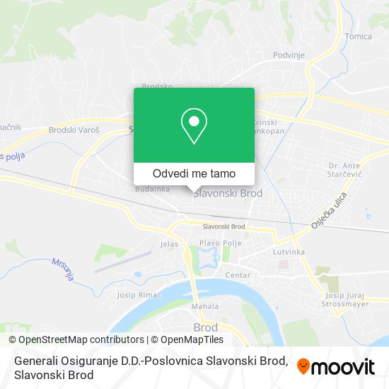 Karta Generali Osiguranje D.D.-Poslovnica Slavonski Brod