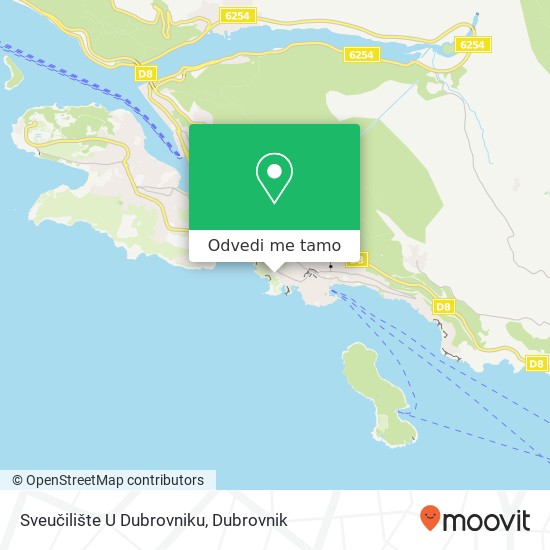 Karta Sveučilište U Dubrovniku