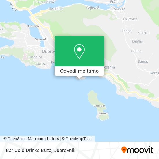 Karta Bar Cold Drinks Buža