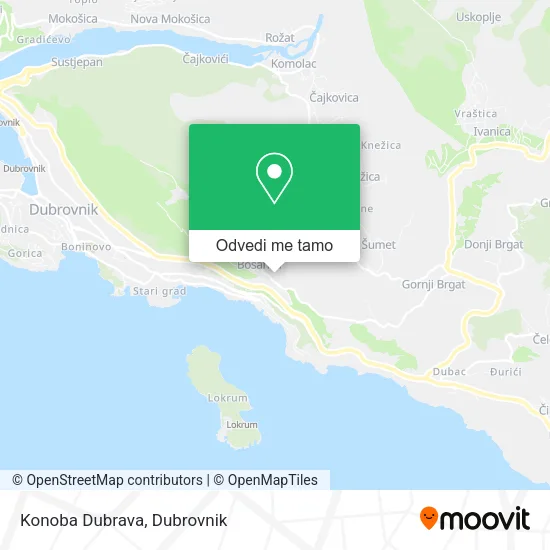 Karta Konoba Dubrava