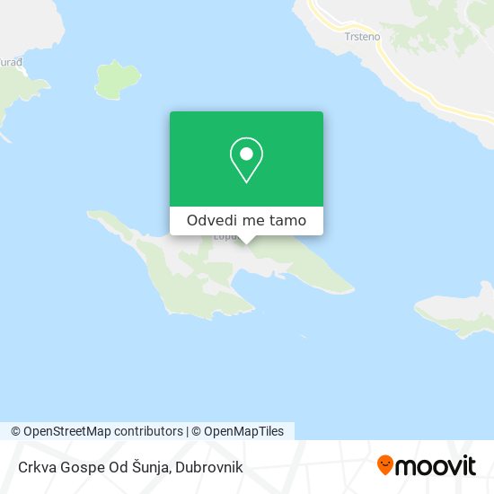 Karta Crkva Gospe Od Šunja