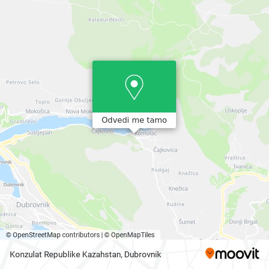 Karta Konzulat Republike Kazahstan