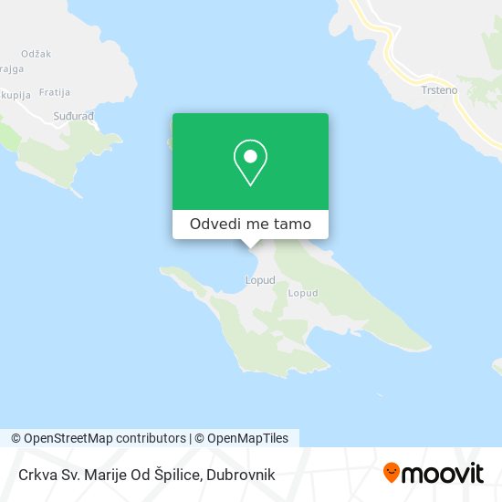 Karta Crkva Sv. Marije Od Špilice