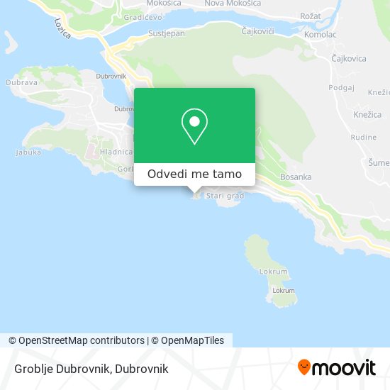 Karta Groblje Dubrovnik