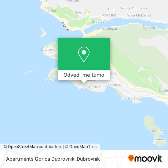 Karta Apartments Gorica Dubrovnik