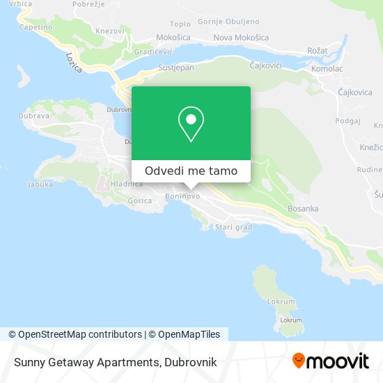 Karta Sunny Getaway Apartments