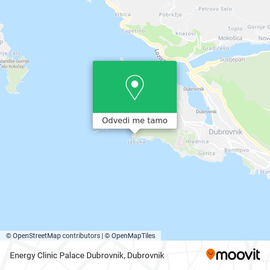 Karta Energy Clinic Palace Dubrovnik