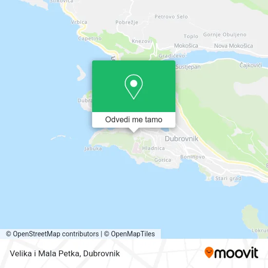 Karta Velika i Mala Petka