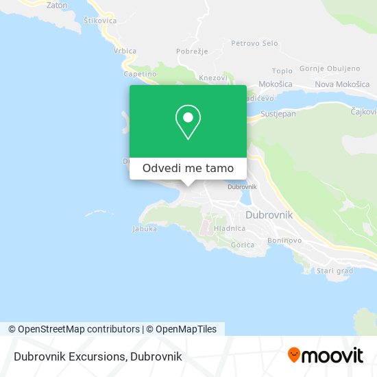 Karta Dubrovnik Excursions