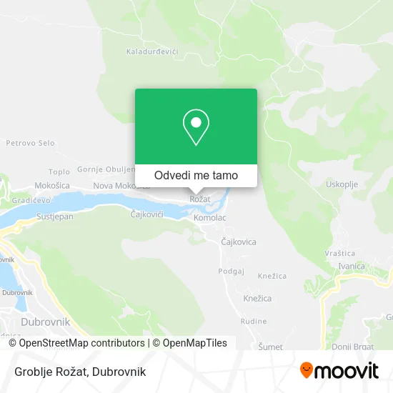 Karta Groblje Rožat