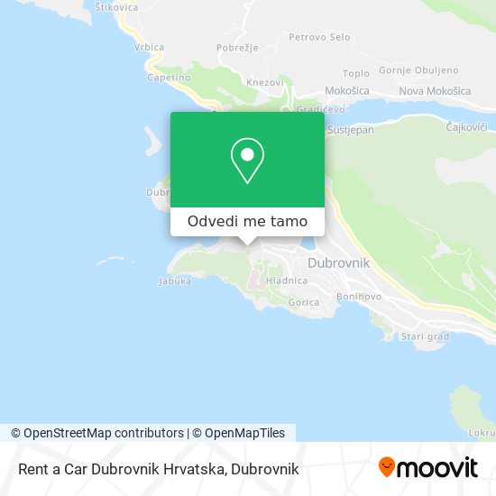 Karta Rent a Car Dubrovnik Hrvatska