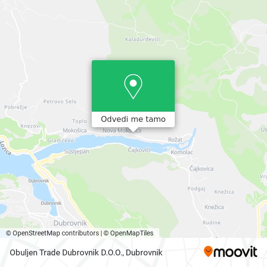 Karta Obuljen Trade Dubrovnik D.O.O.