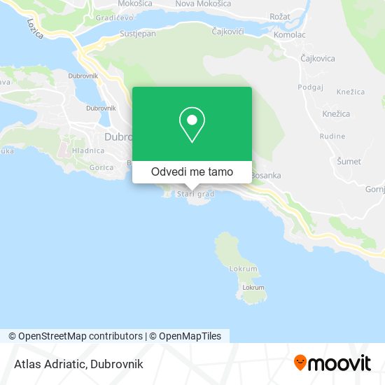 Karta Atlas Adriatic