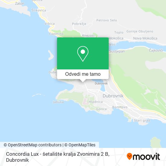 Karta Concordia Lux - šetalište kralja Zvonimira 2 B