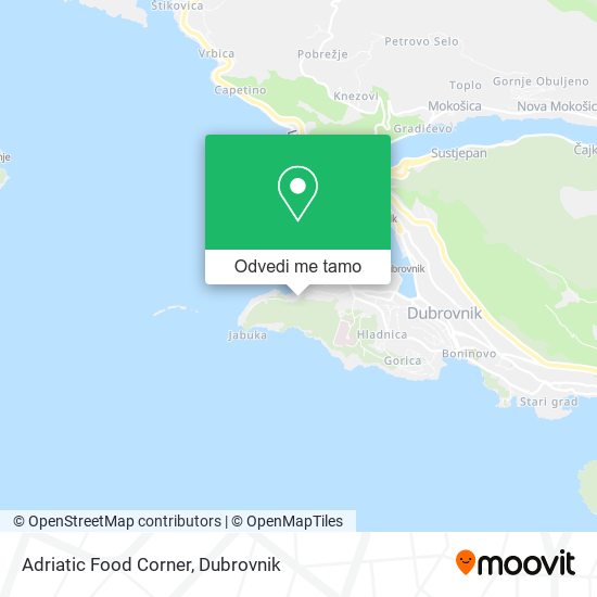 Karta Adriatic Food Corner