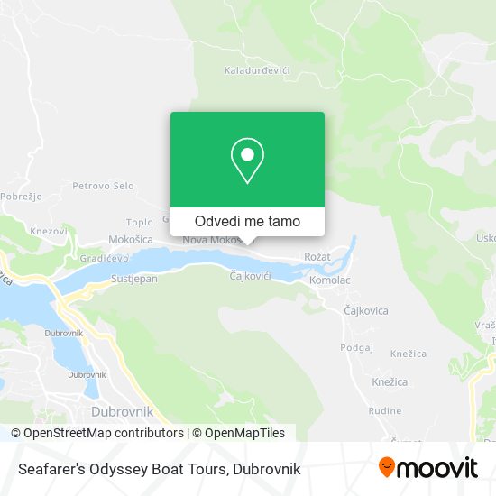 Karta Seafarer's Odyssey Boat Tours
