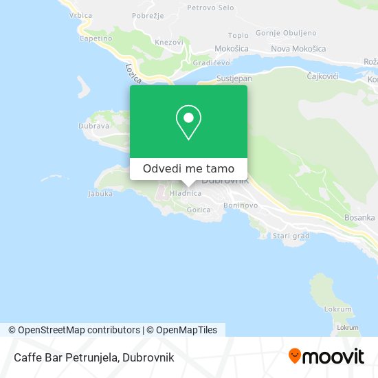 Karta Caffe Bar Petrunjela