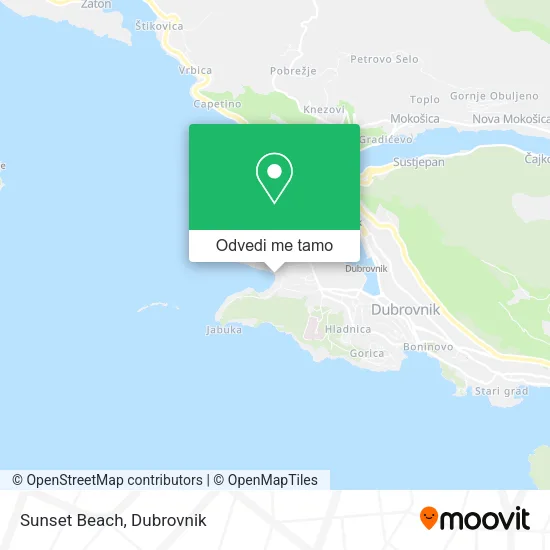 Karta Sunset Beach