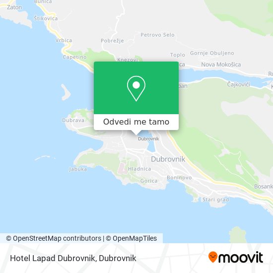 Karta Hotel Lapad Dubrovnik