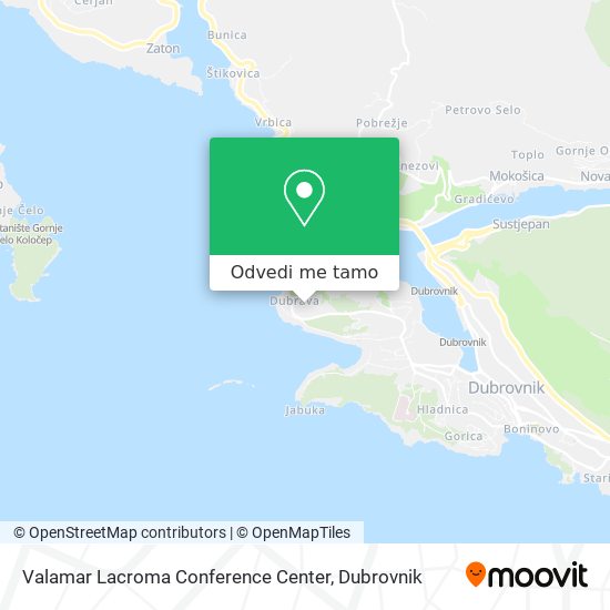 Karta Valamar Lacroma Conference Center