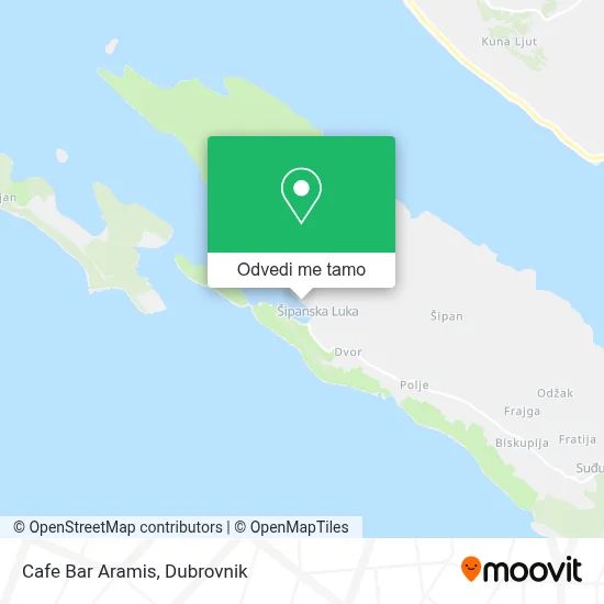 Karta Cafe Bar Aramis