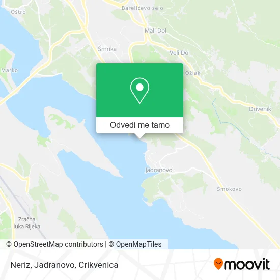 Karta Neriz, Jadranovo