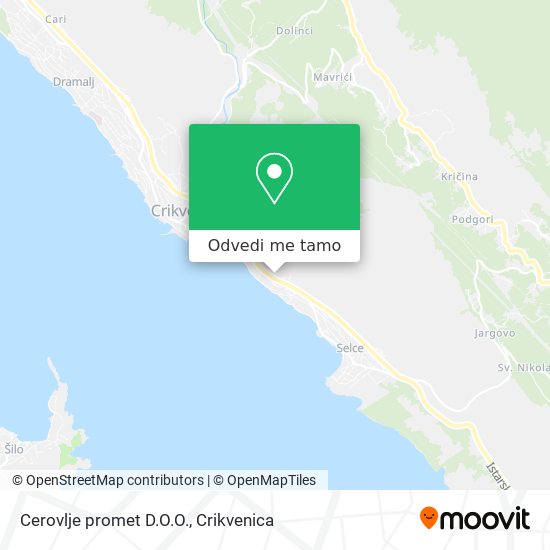 Karta Cerovlje promet D.O.O.