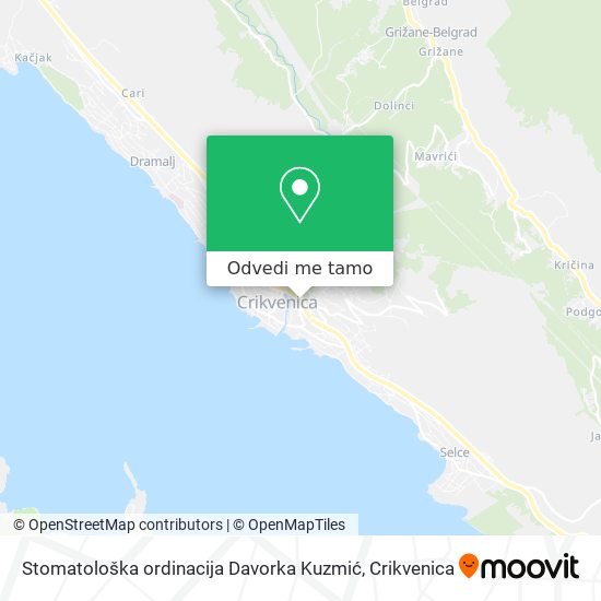 Karta Stomatološka ordinacija Davorka Kuzmić