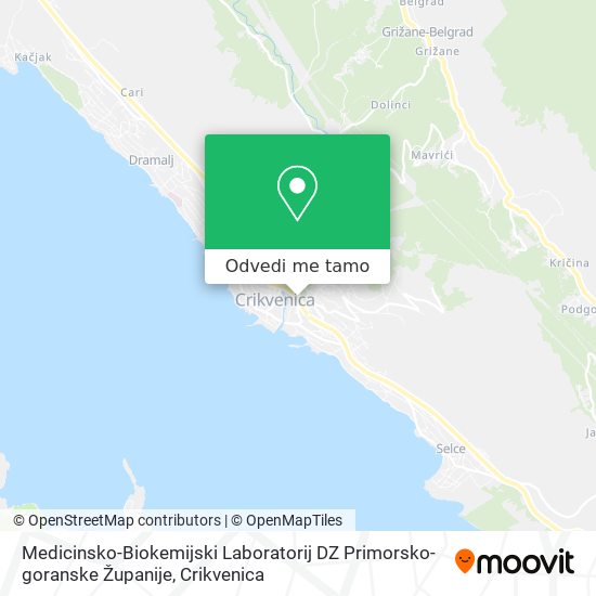 Karta Medicinsko-Biokemijski Laboratorij DZ Primorsko-goranske Županije