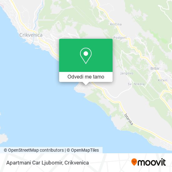 Karta Apartmani Car Ljubomir