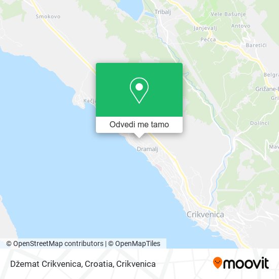 Karta Džemat Crikvenica, Croatia