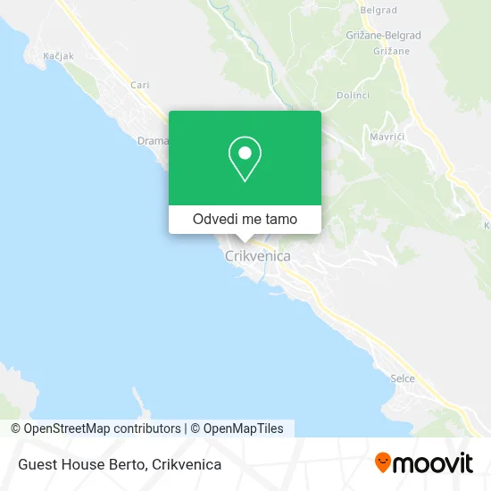 Karta Guest House Berto