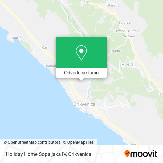 Karta Holiday Home Sopaljska IV
