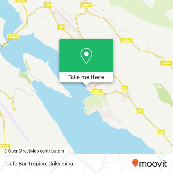 Karta Cafe Bar Tropico, Obala 27 51260 Crikvenica